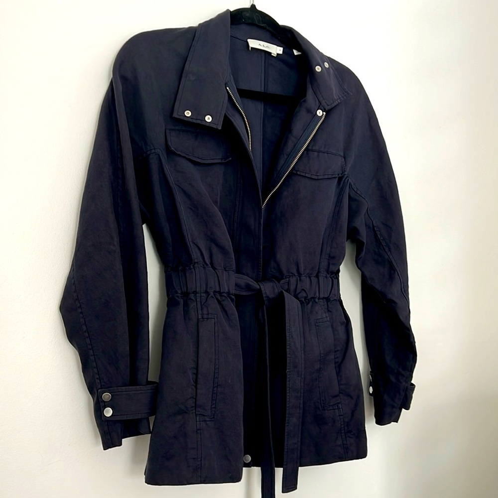 A.L.C Belted Cargo Utility Jacket Navy EUC XS/0